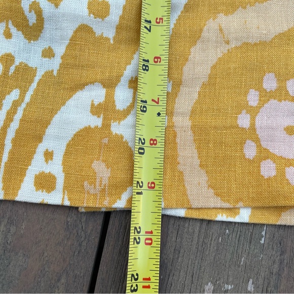 J.Crew linen skirt size 6 ikat yellow. - Picture 13 of 13